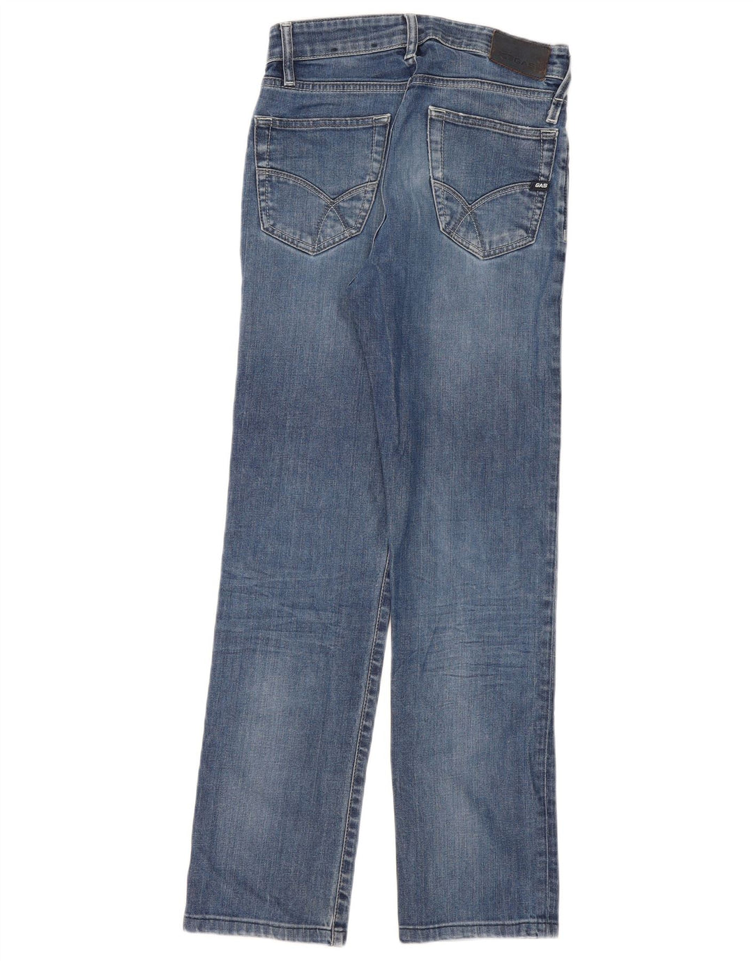 Jeans dritti da donna Gas W29 L30 cotone blu