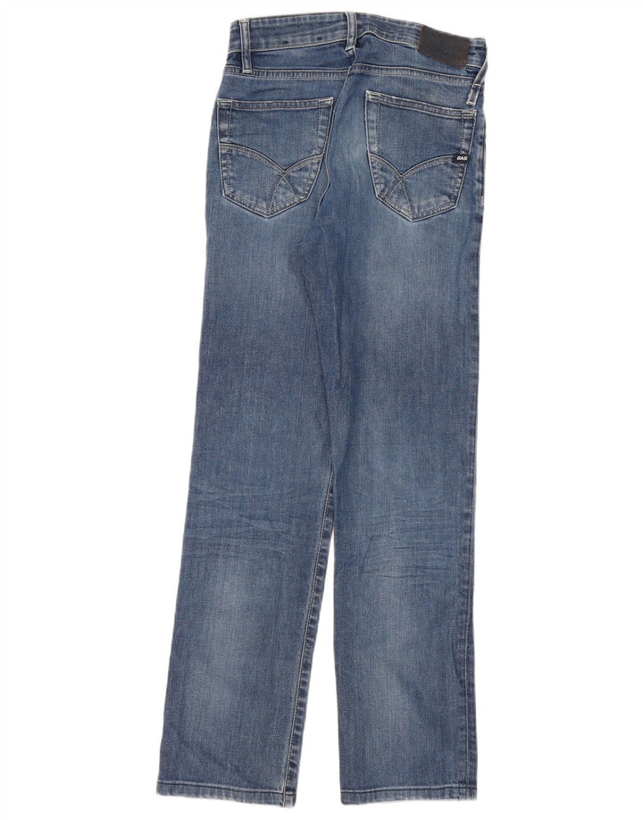 Jeans dritti da donna Gas W29 L30 cotone blu