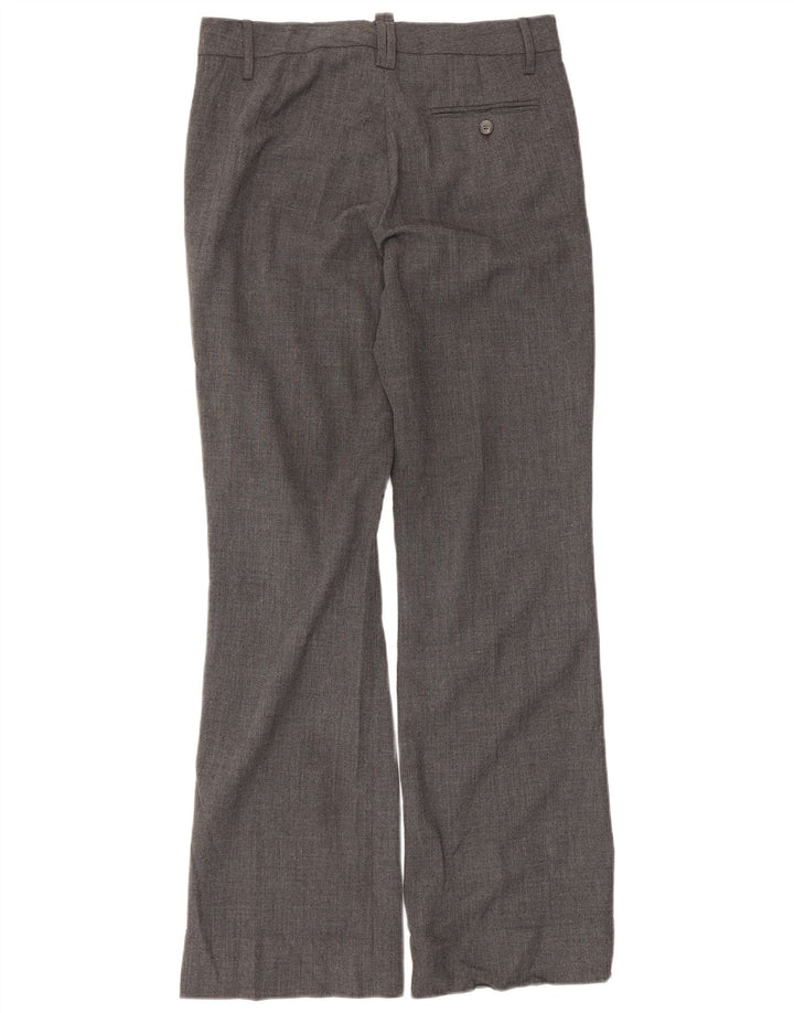 Pantaloni chino bootcut da donna Zara EU 38 piccoli W28 L32 grigi