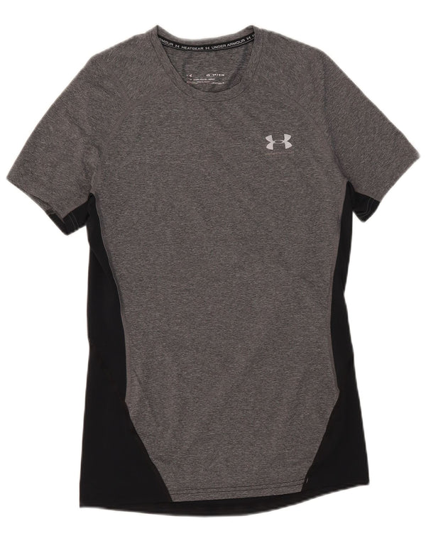 Maglietta Under Armour da uomo Heat Gear Top XS grigio color block