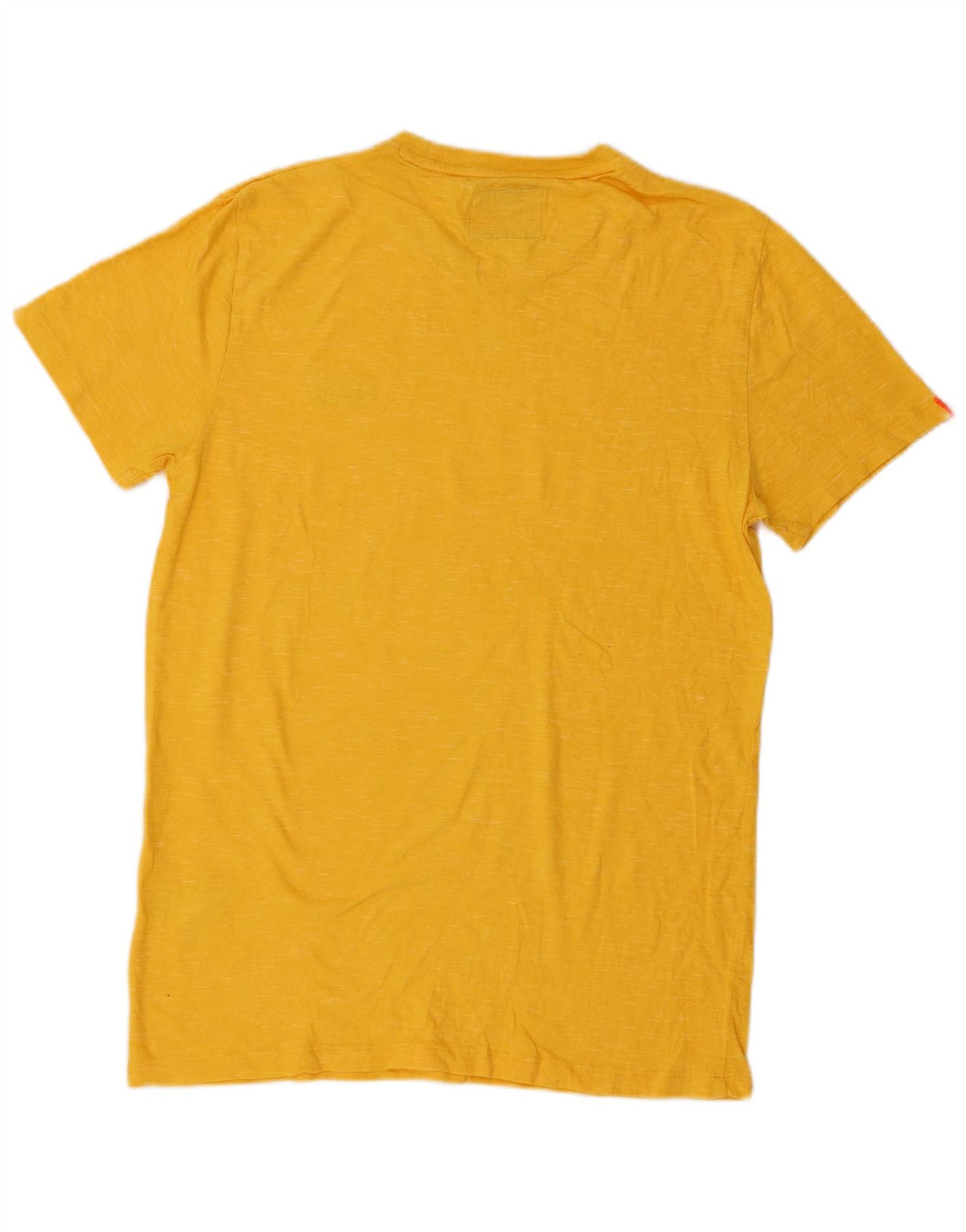 T-shirt da uomo Superdry Top in cotone giallo medio