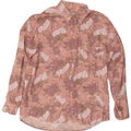 Camicia Azzurra Uomo XL Viscosa Floreale Rosa