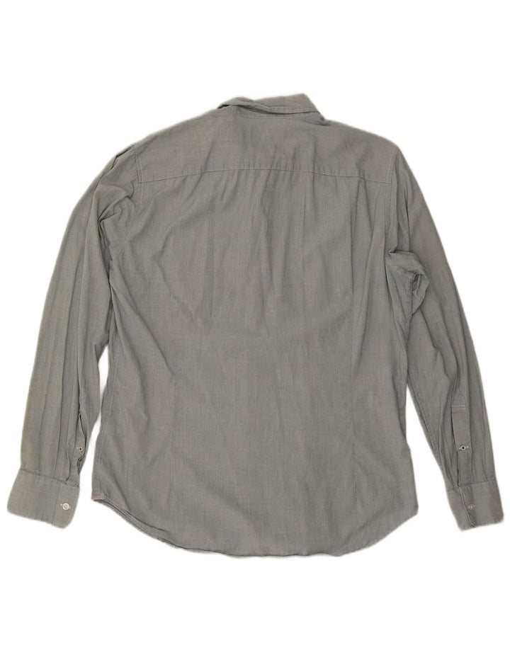 BONOBOS Camicia sartoriale da uomo grande in cotone grigio
