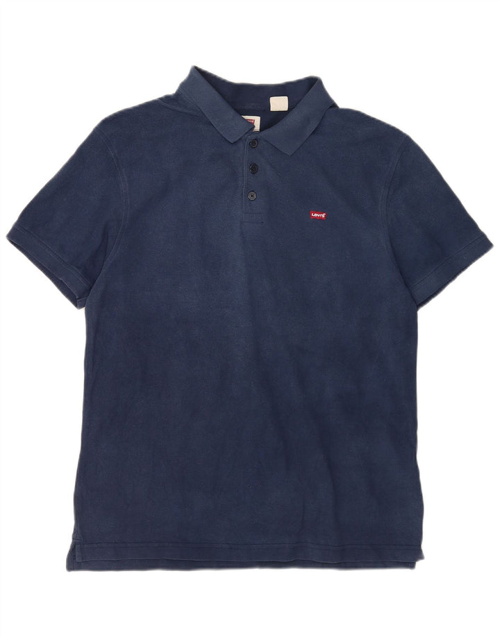 Polo standard da uomo Levi's, taglia grande, in cotone blu navy