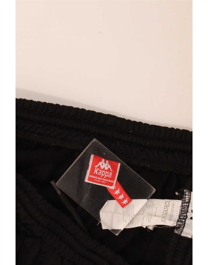 Pantaloni da tuta con grafica Kappa da uomo Joggers Medium Black Colourblock