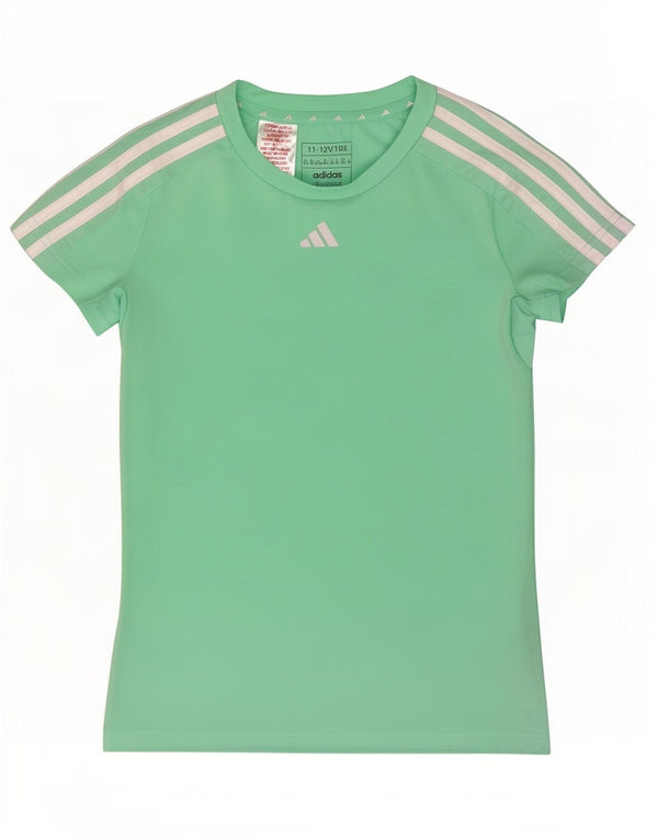 Maglietta Adidas Aeroready per ragazze, 11-12 anni, in poliestere verde