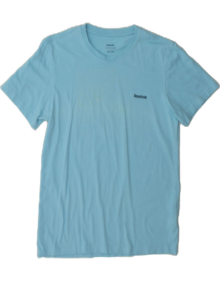 REEBOK Mens T-Shirt Top Medium Blue Cotton Vintage Reebok and Second-Hand Reebok from Messina Hembry 
