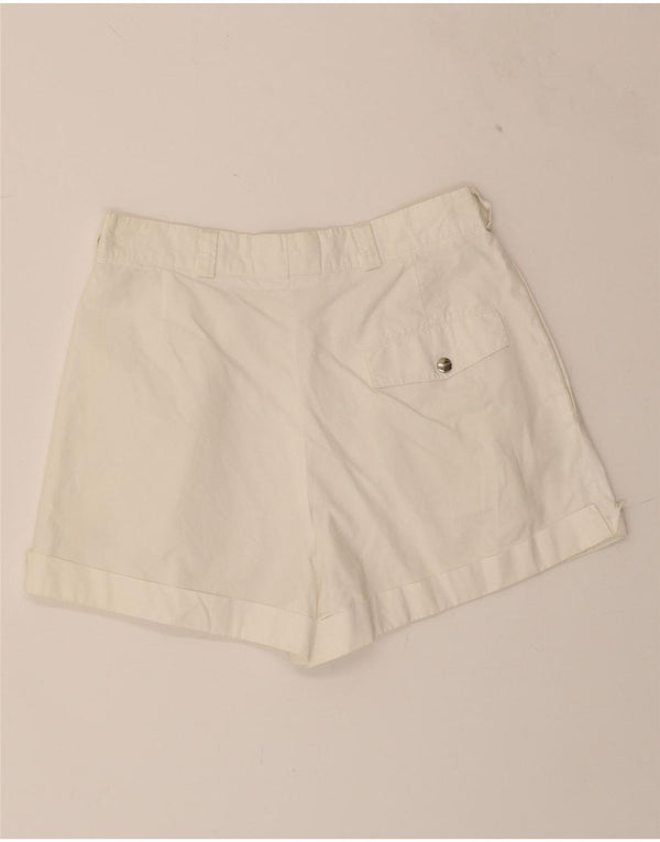 BOGNER Womens Chino Shorts W26 Small  White