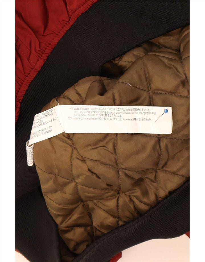 Giubbotto bomber da uomo Zara UK 44 2XL Poliestere color block rosso