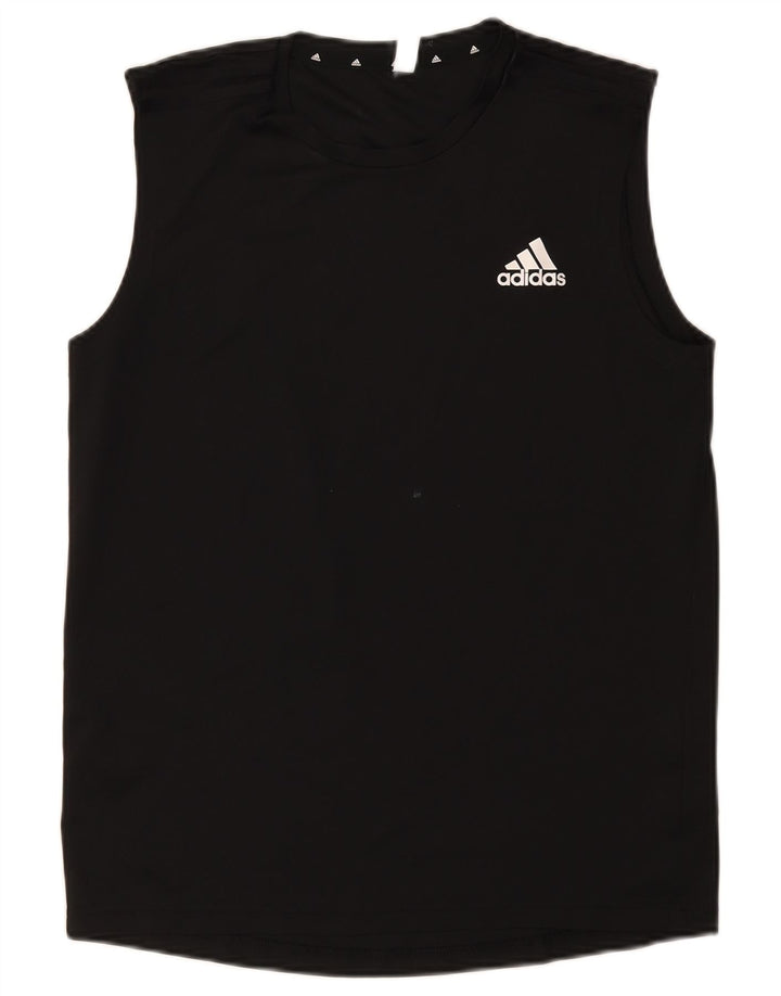 Canotta Adidas Aeroready da uomo, media, nera, in poliestere