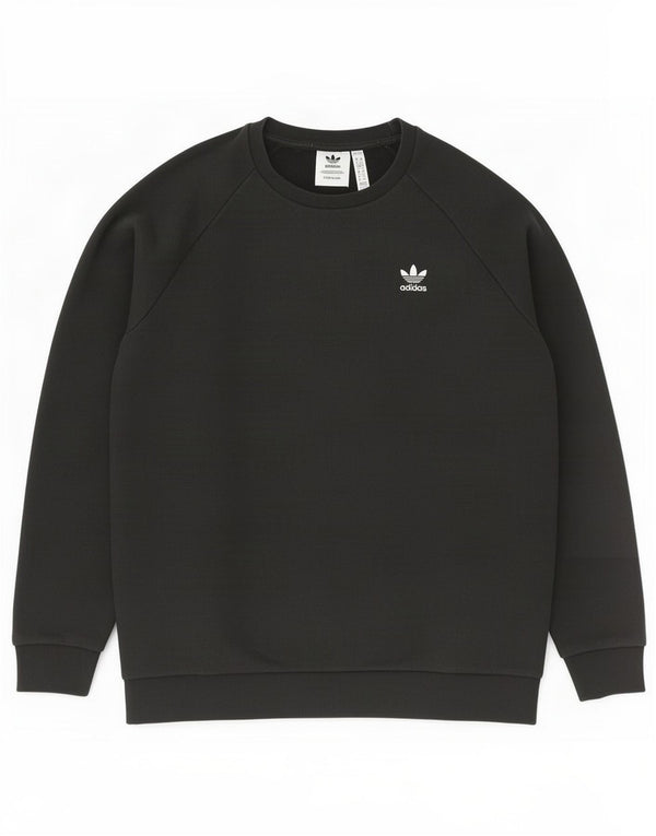 Felpa da uomo Adidas Primegreen maglione medio cotone nero