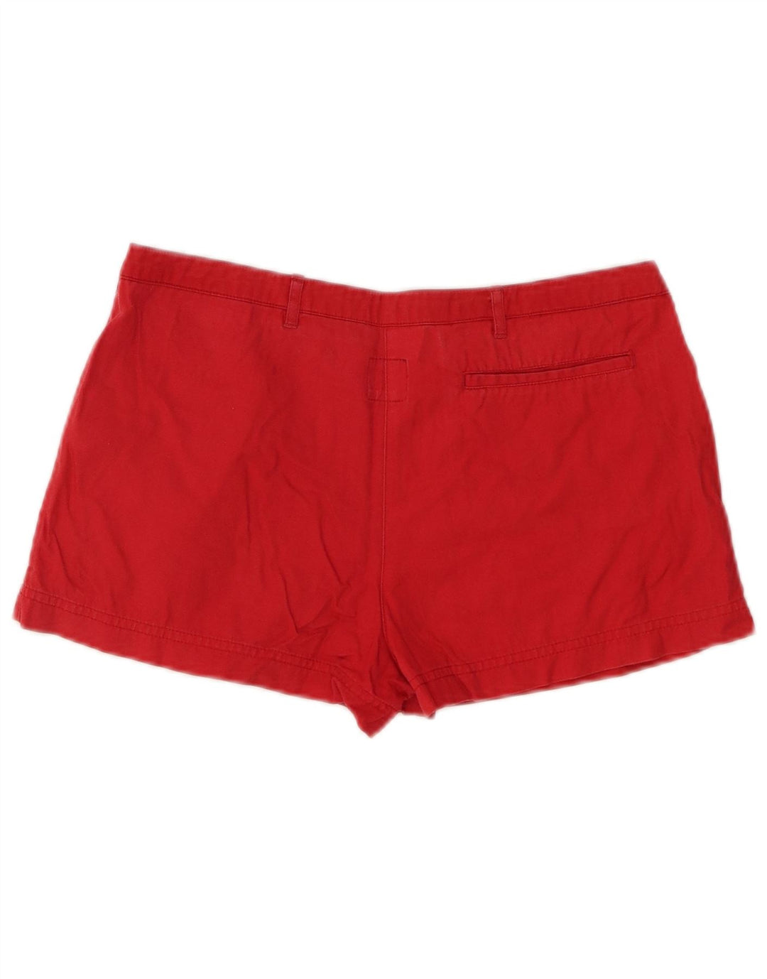 Pantaloni caldi Adidas da donna UK 10 piccoli W29 cotone rosso