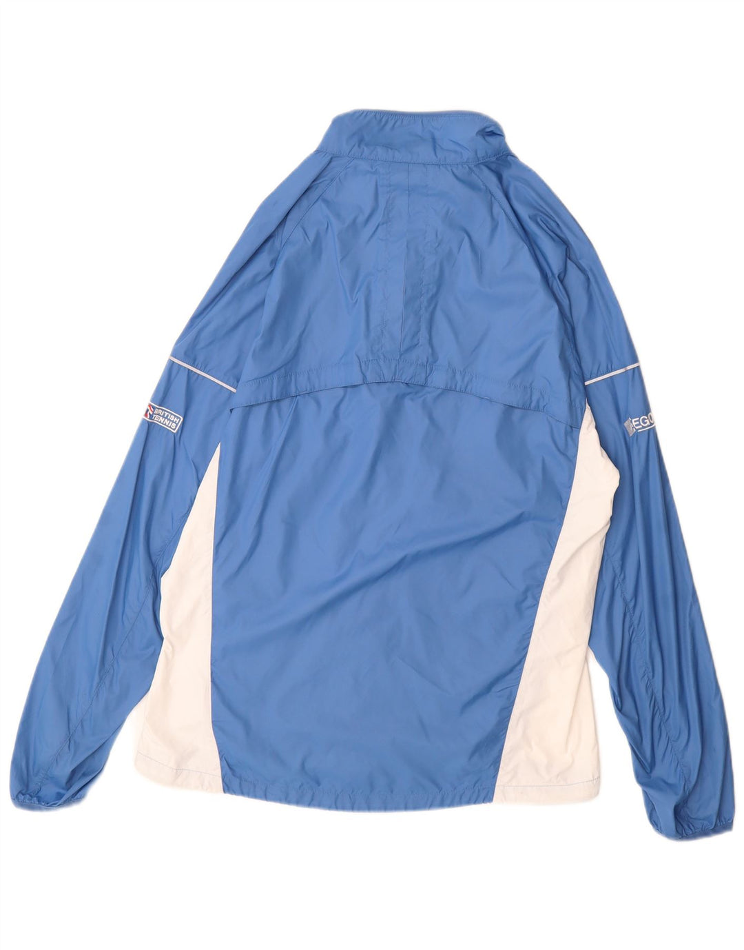 Giacca antipioggia da uomo Nike UK 38 nylon color block blu medio