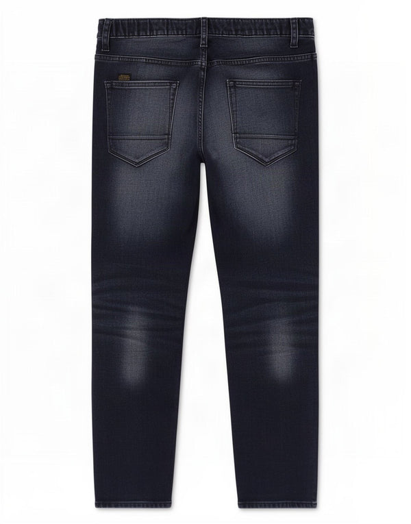 Zara Uomo Joggers Jeans Slim XL W34 L27 Blu Navy Cotone