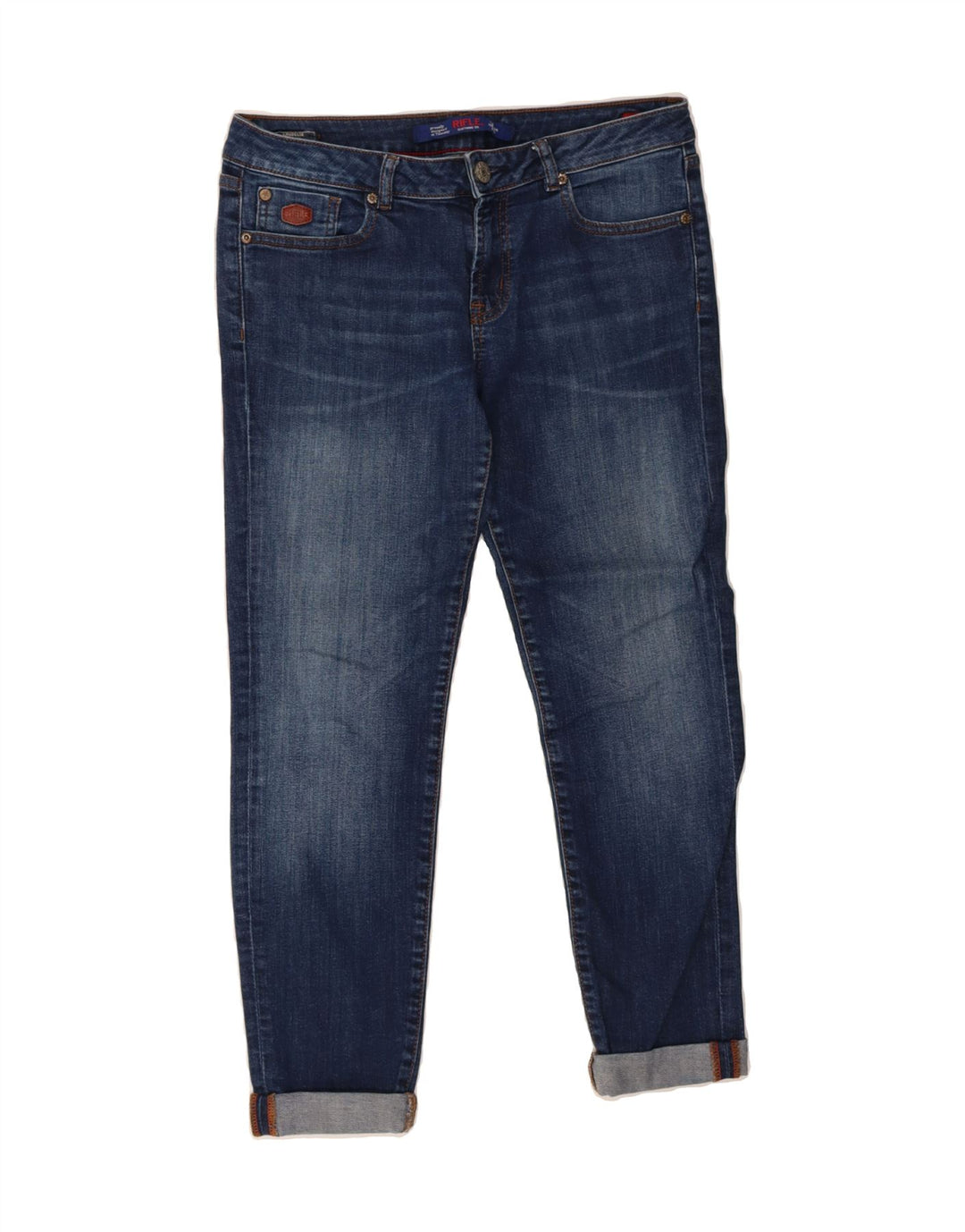 RIFLE Womens Skinny Jeans W30 L26  Blue Cotton Vintage Rifle and Second-Hand Rifle from Messina Hembry 
