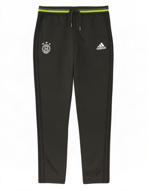 Pantaloni da tuta Adidas da uomo AC Milan in poliestere verde medio
