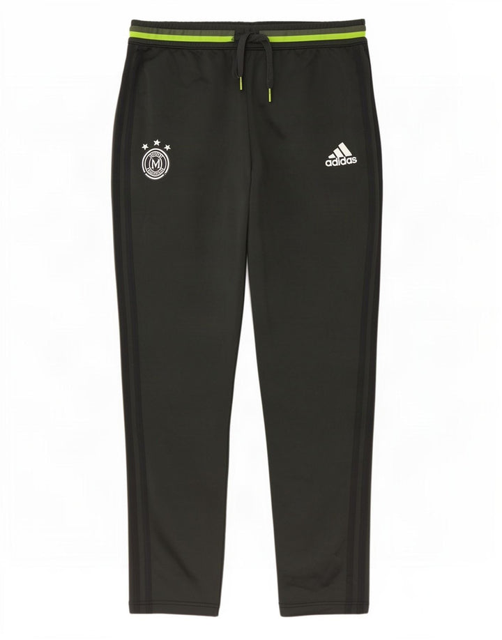 Pantaloni da tuta Adidas da uomo AC Milan in poliestere verde medio