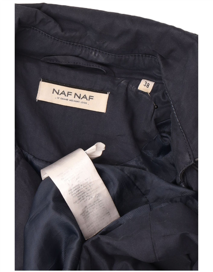 Trench Donna Naf Naf IT 48 XL Blu Navy Cotone