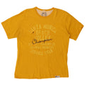 T-shirt grafica da uomo CHAMPION Top grande gialla