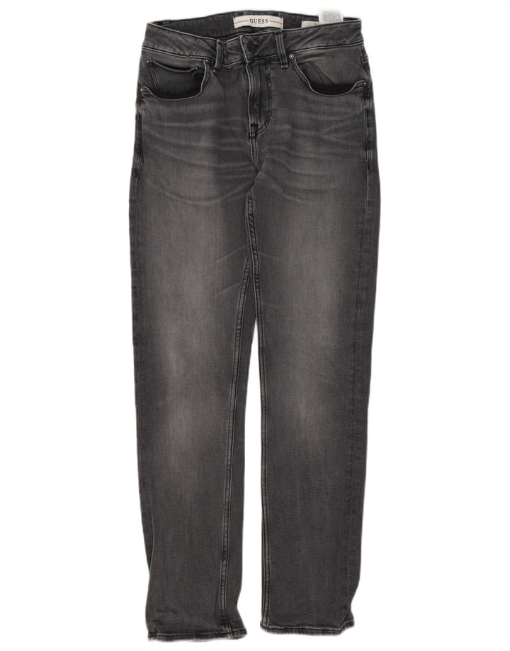 Jeans slim da uomo Guess W30 L31 cotone grigio