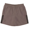 Pantaloncini sportivi Adidas da uomo in poliestere grigio medio