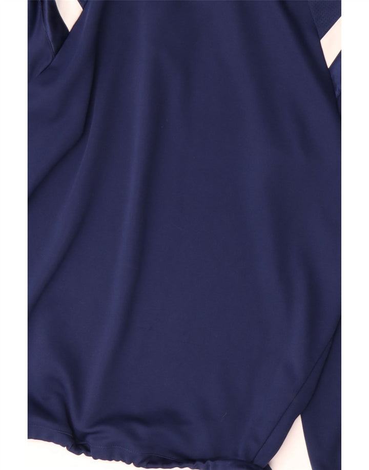 Adidas Uomo Munster Rugby Pullover Tuta Top Large Blu Navy