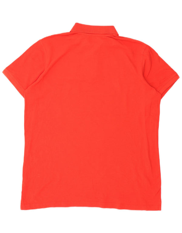 Polo da uomo Helly Hansen 2XL in cotone rosso