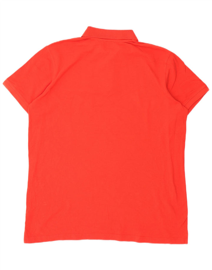 Polo da uomo Helly Hansen 2XL in cotone rosso