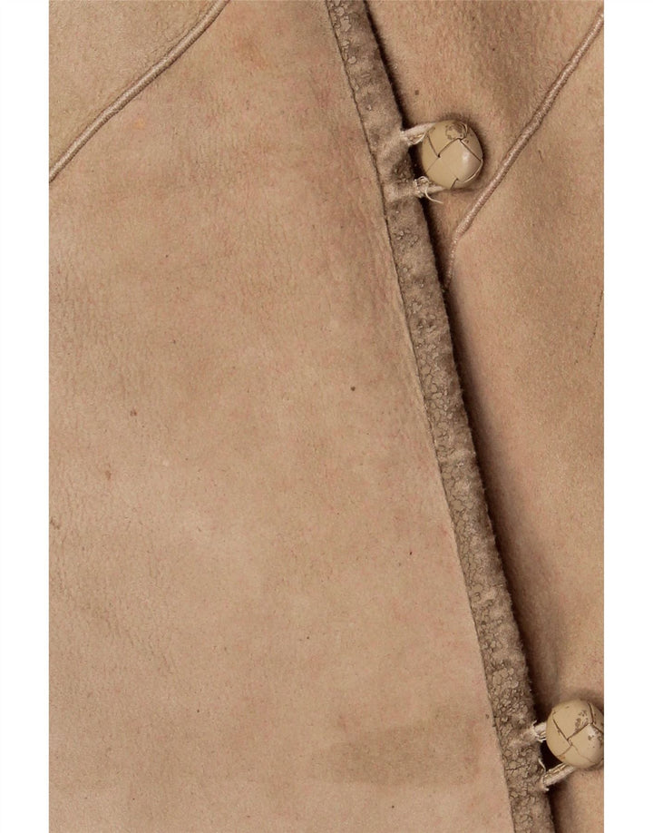 Cappotto in shearling da donna VINTAGE IT 46 Shearling beige grande