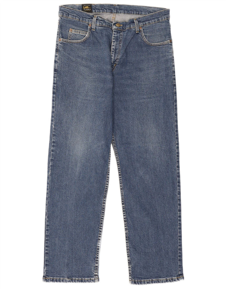 Jeans dritti da uomo Lee Brooklyn W36 L30 cotone blu