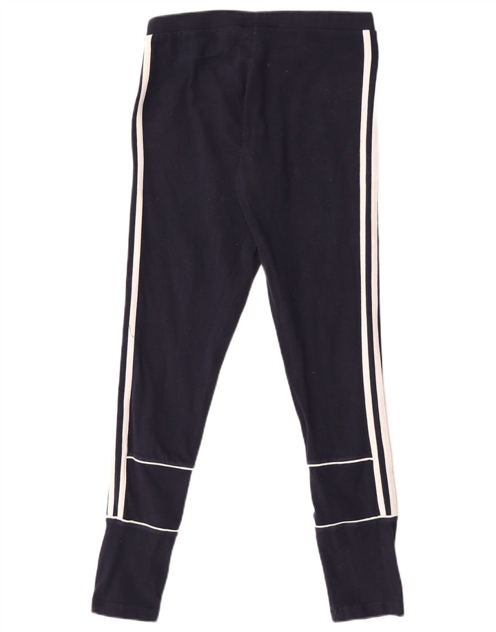 Leggings Adidas da donna UK 10 piccolo cotone blu navy