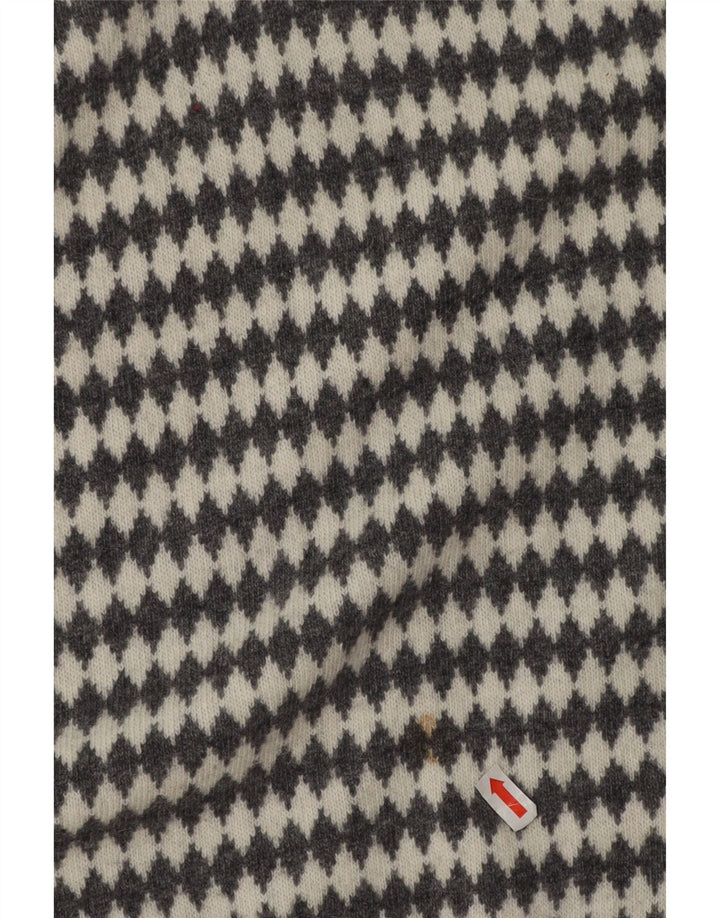 Guess By Marciano Canotta da uomo Canotta Grande in lana geometrica grigia