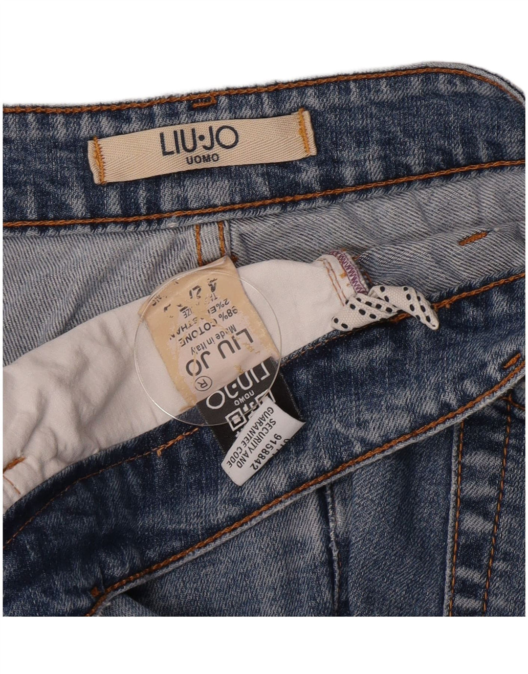 Jeans Liu Jo Uomo Regular Slim W38 L31 Cotone Blu