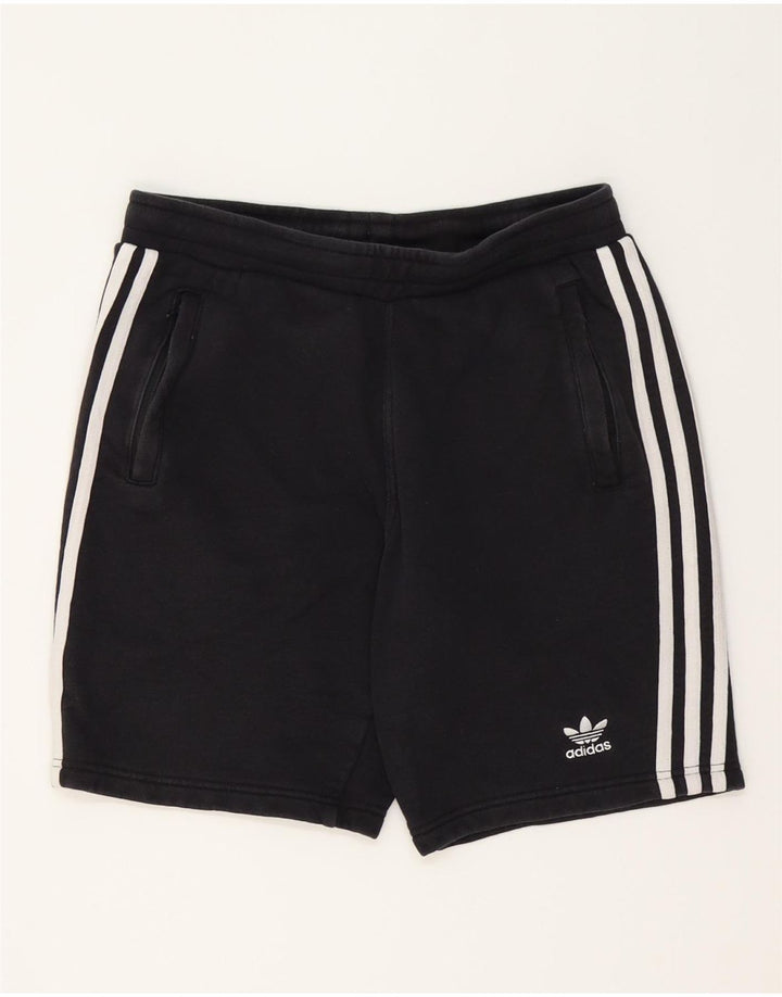 Pantaloncini sportivi da uomo ADIDAS piccoli in cotone nero