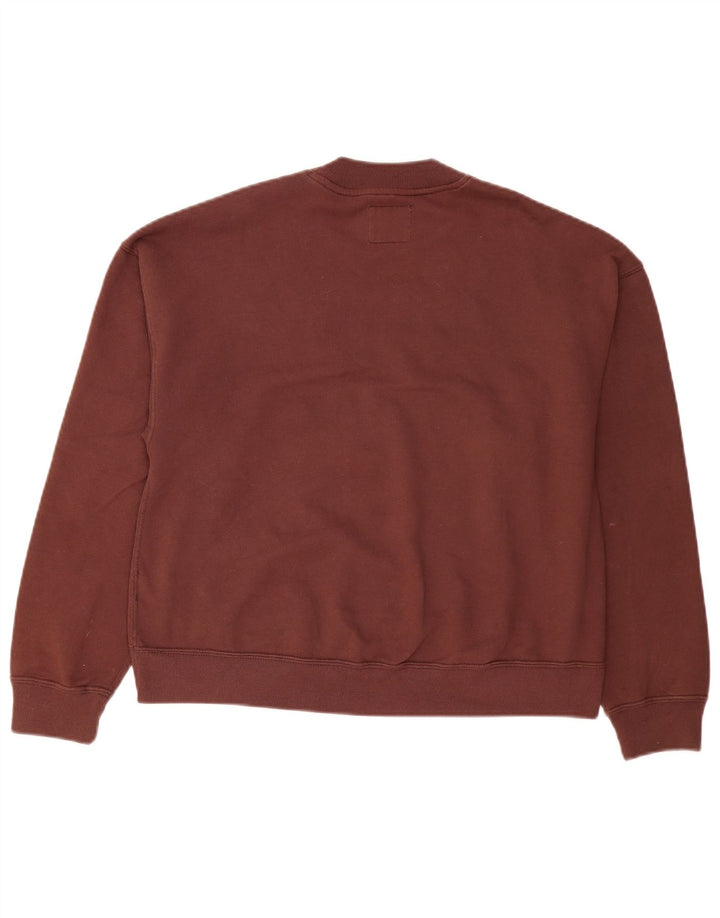 Felpa grafica da donna Abercrombie & Fitch UK 14 Marrone medio