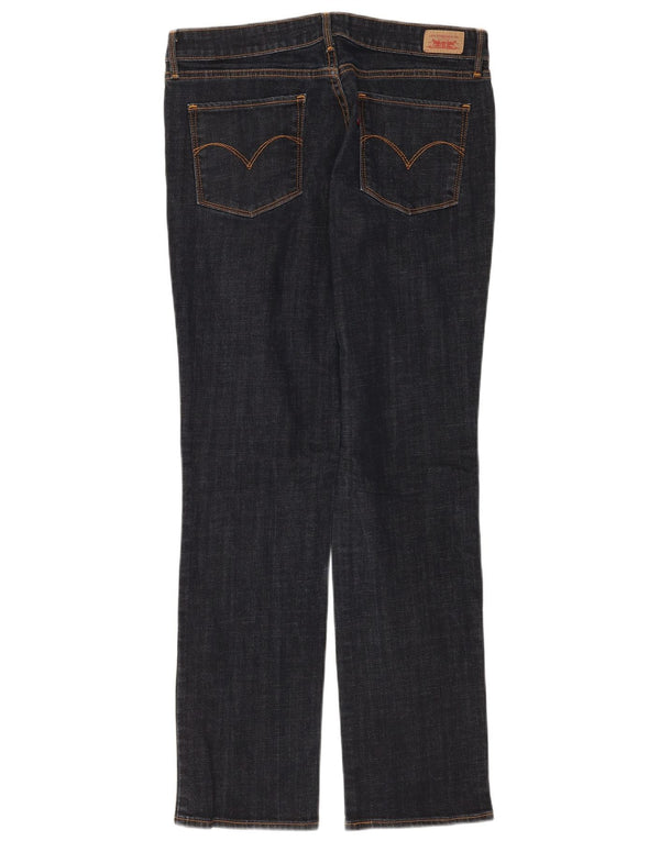 Jeans dritti Demi Curve da donna Levi's W30 L32 cotone blu navy