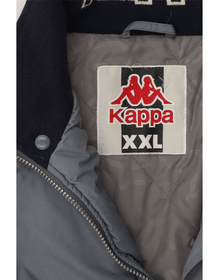 Giacca imbottita da uomo Kappa UK 44 2XL Grigio Sport