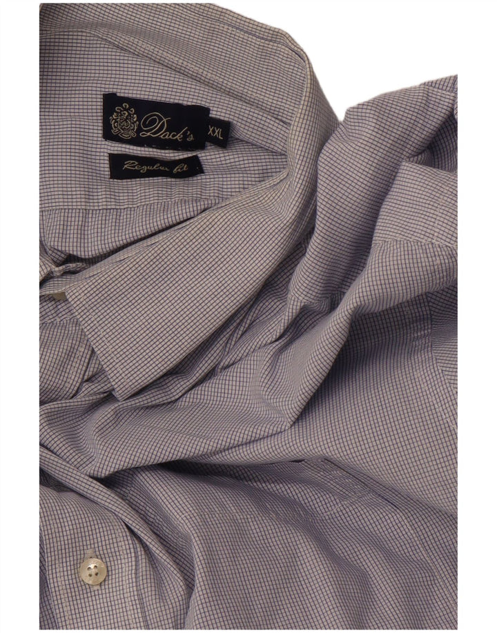 Camicia DACK'S da uomo vestibilità regolare 2XL a quadri blu