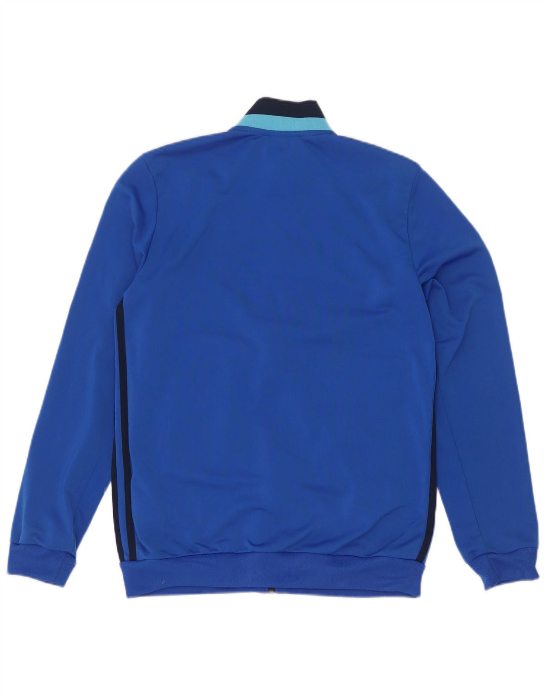 Giacca da tuta da ragazzo Adidas 13-14 anni in poliestere color block blu