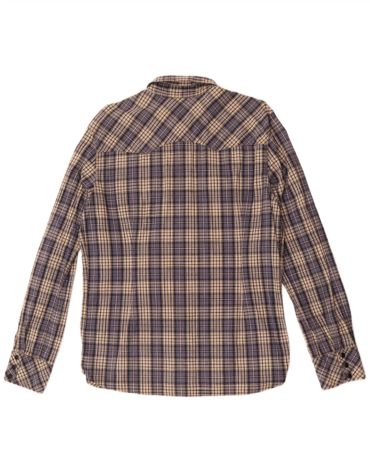 Camicia Levi's da uomo slim fit in cotone a quadri grandi blu