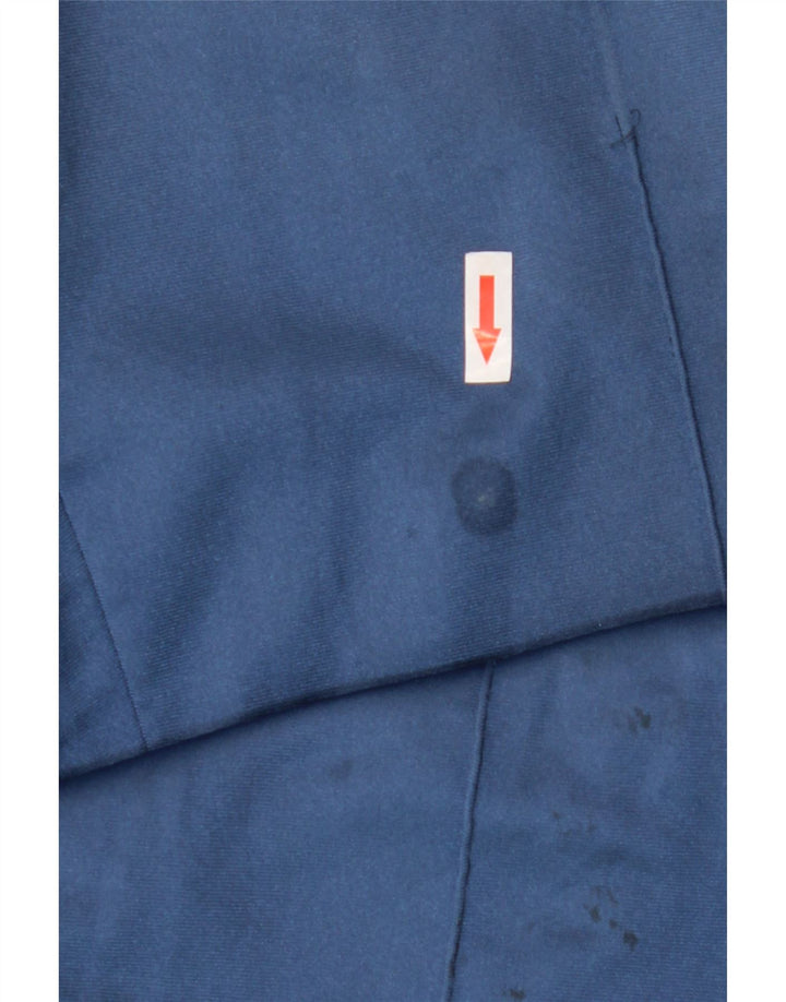 Pantaloni da tuta grafica da uomo Asics in poliammide color block blu medio