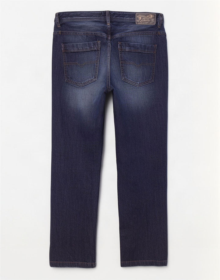 Jeans dritti Braddo da uomo Diesel W32 L32 cotone blu