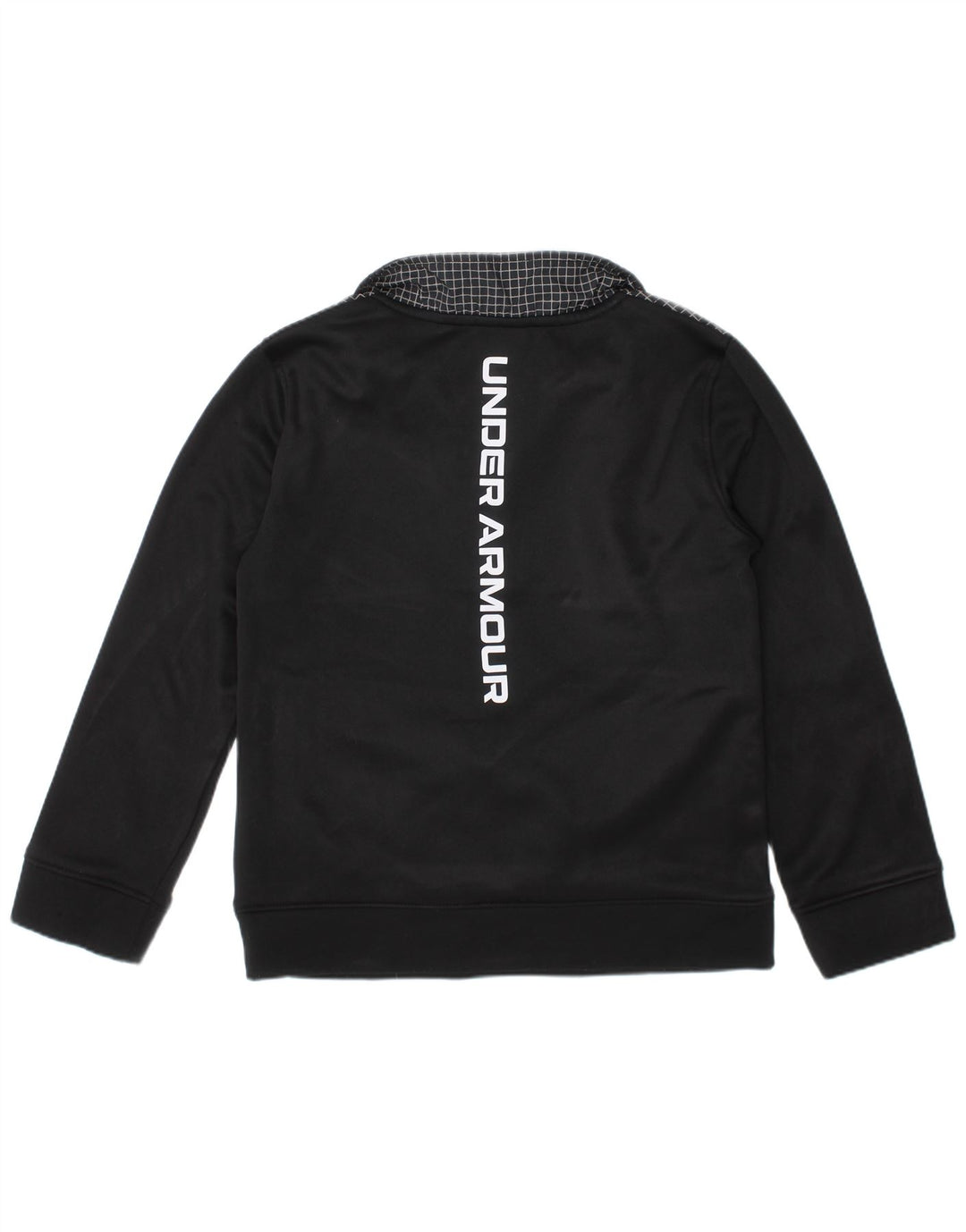 Maglietta Under Armour da ragazzo con grafica pullover 5-6 anni in poliestere nero