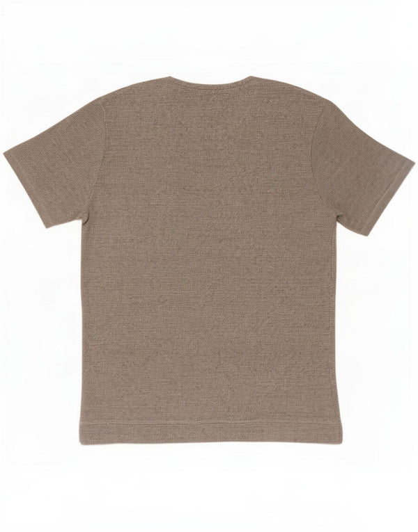 T-shirt Zara da uomo Top Large in cotone grigio