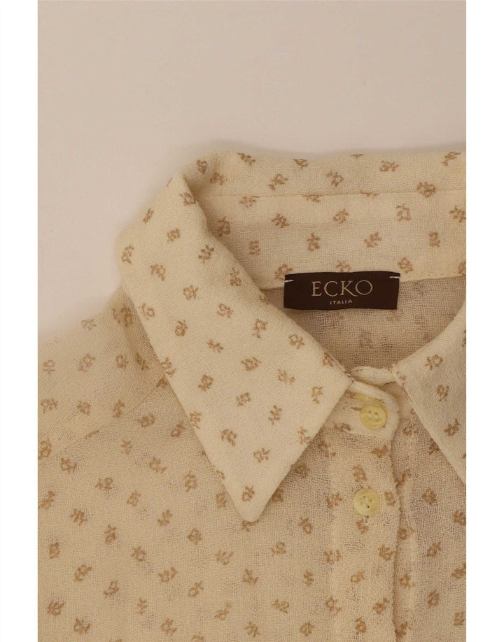 Camicetta da donna Ecko Unlimited UK 10 Small Beige maculato