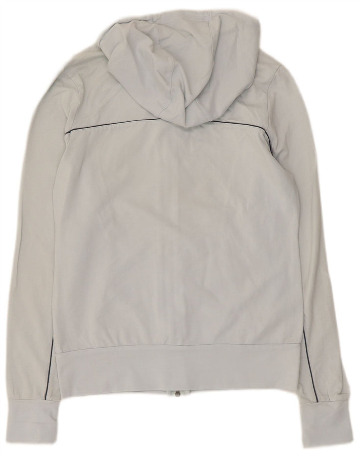 Felpa con cappuccio e zip da donna Nike UK 12/14 Blu medio
