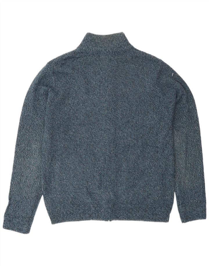Maglione cardigan vestibilità regolare da uomo Marks & Spencer in acrilico blu medio