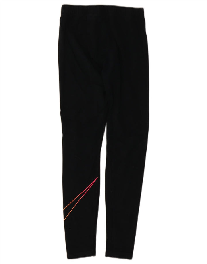 Leggings grafici da donna Nike UK 10 piccoli cotone nero