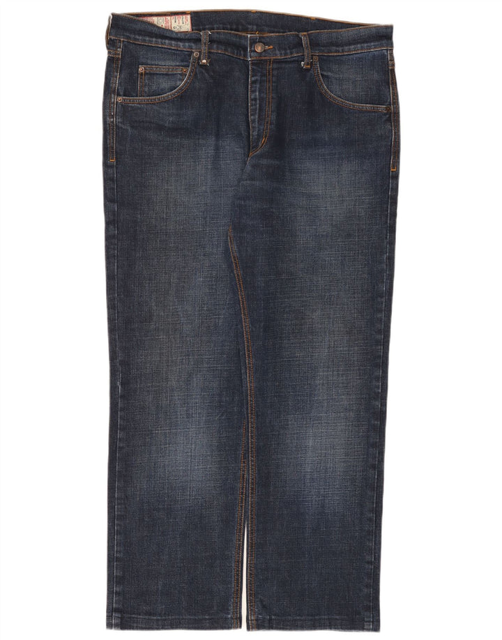 Jeans dritti da uomo Rifle W38 L29 in cotone blu navy