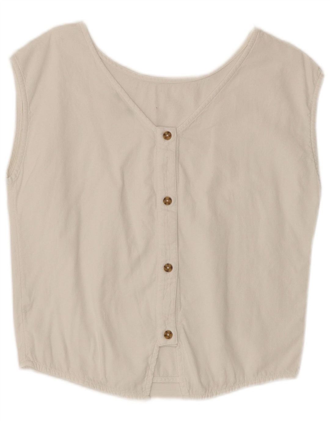 Camicetta senza maniche da donna Esprit UK 10 piccola bianca